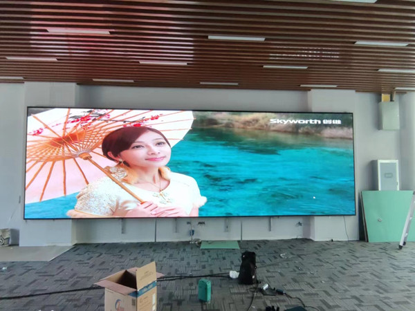 南通P1.53led小间距屏安装案例